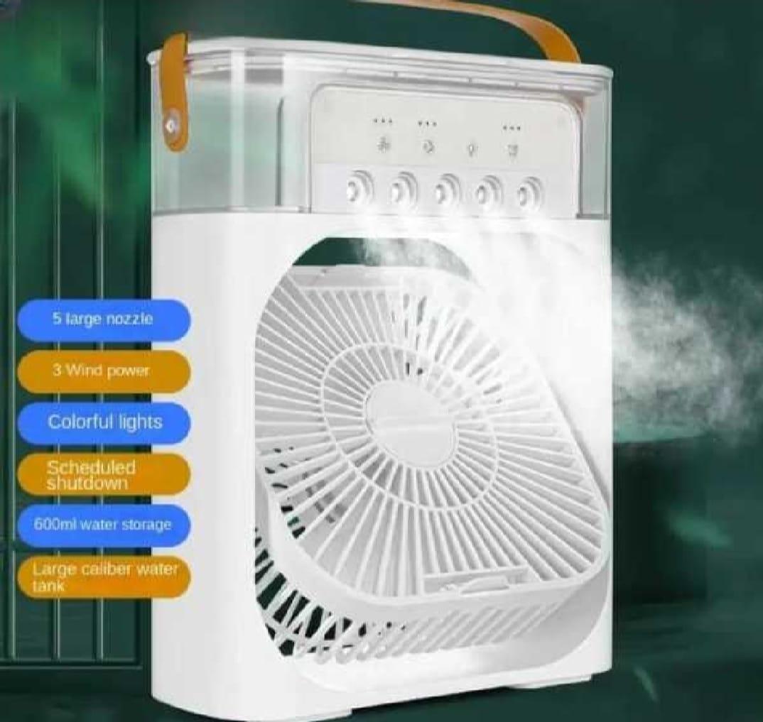 *3-in-1 Portable Air Cooler Fan with Mist | Easy Clean Water Tank | USB Rechargeable*