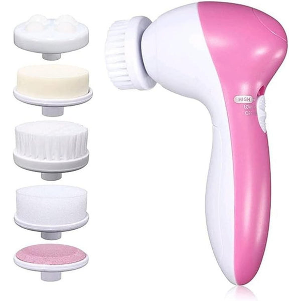 5-in-1 Electric Face Cleaning Brush Wash Face Machine Skin Pore