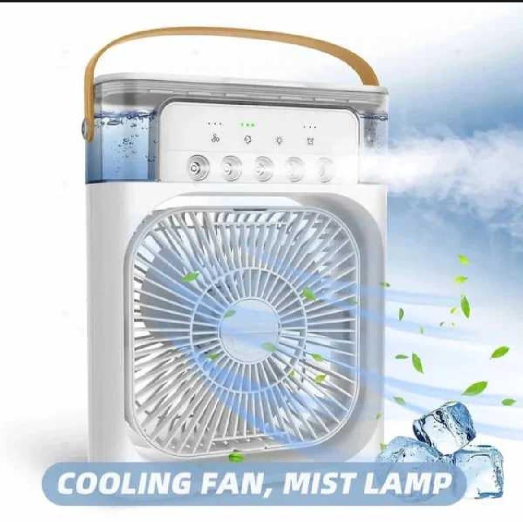 *3-in-1 Portable Air Cooler Fan with Mist | Easy Clean Water Tank | USB Rechargeable*