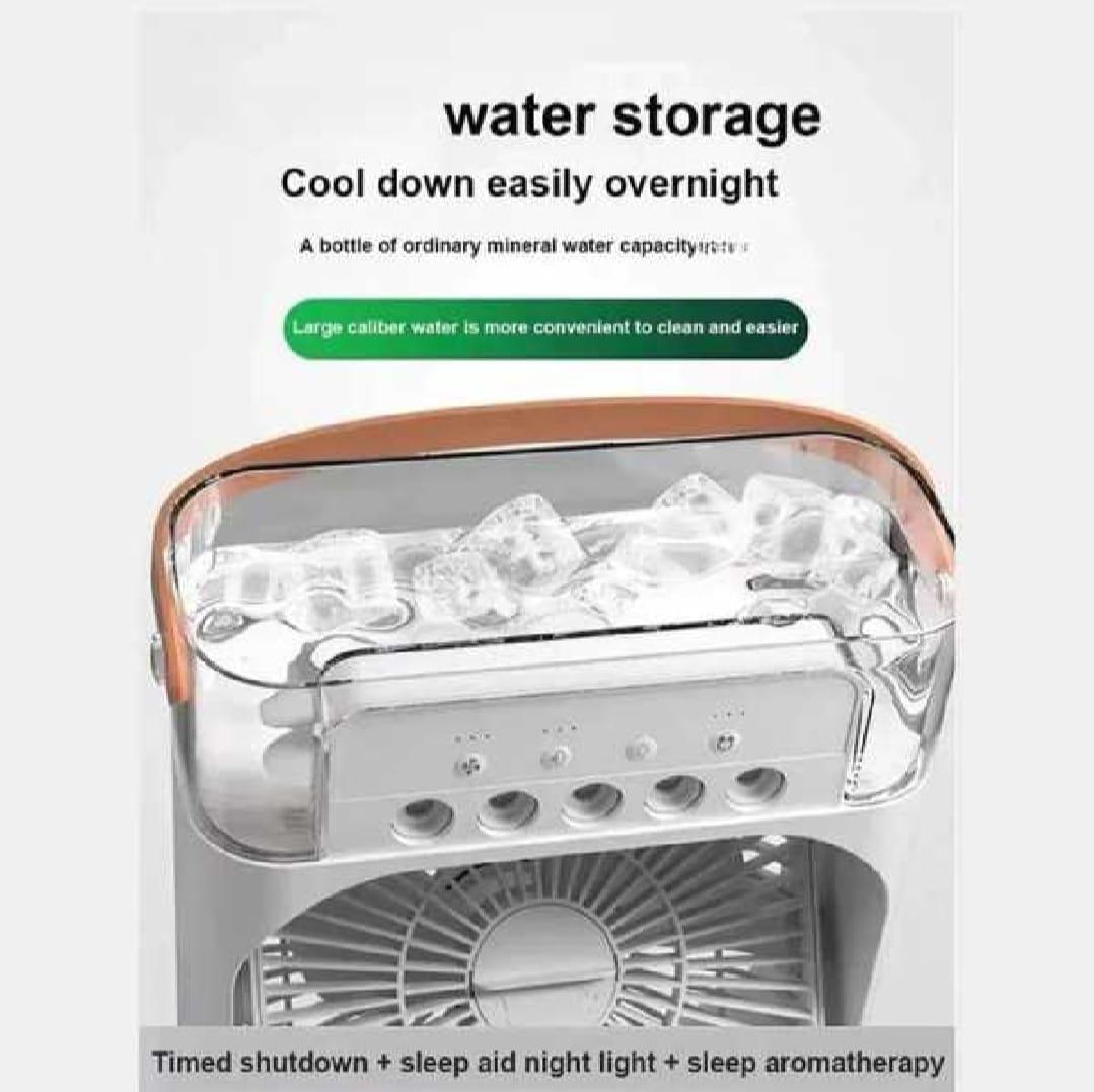 *3-in-1 Portable Air Cooler Fan with Mist | Easy Clean Water Tank | USB Rechargeable*