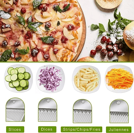 Adjustable 4-in-1 Vegetable Cutter: Effortless Kitchen Mastery